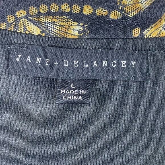 Jane & Delancey Womens Whimsigoth Button Up Top Size L Butterfly Mesh Grunge - Picture 7 of 13